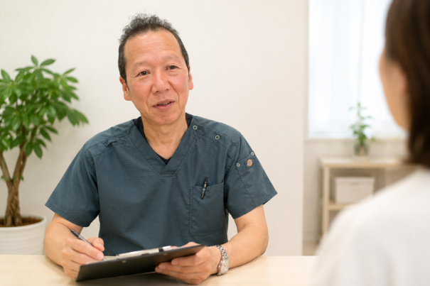 久保田東洋壮健院の施術の様子